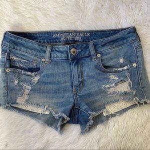 American Eagle Jean Cut Off Shorts